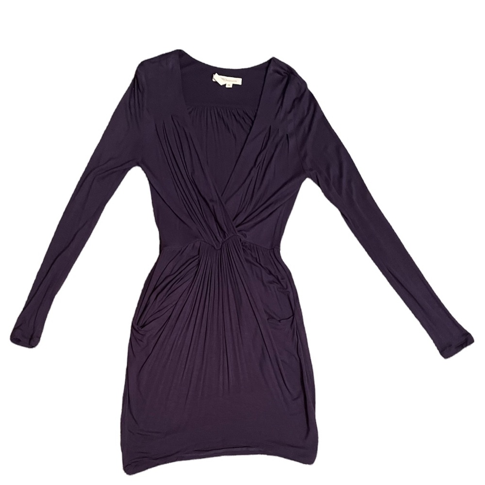 BCBGeneration Long-Sleeved Gathered Dress